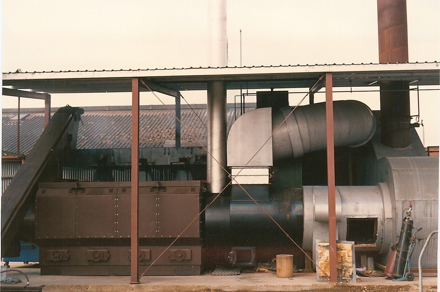 Waterwide Solid Fuel Burner at Austral Ply in Brisbane Australia