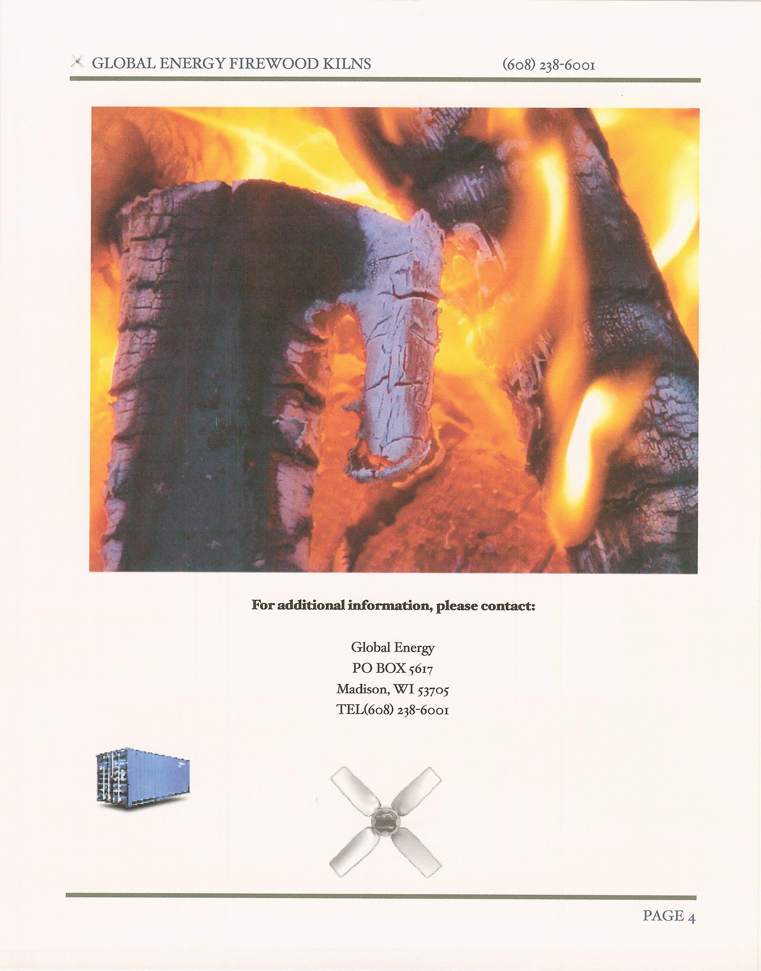 Firewood Container Dry Kiln Brochure