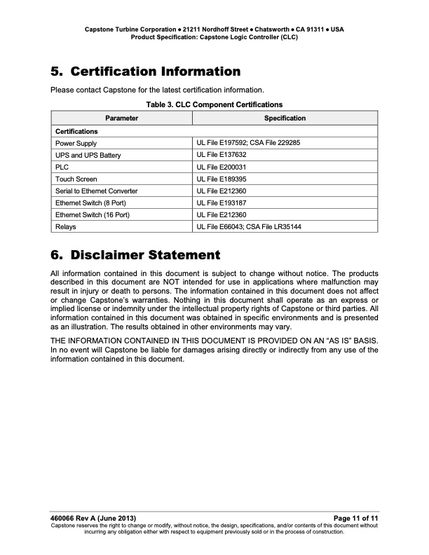 product-specification-capstone-logic-controller-clc-011