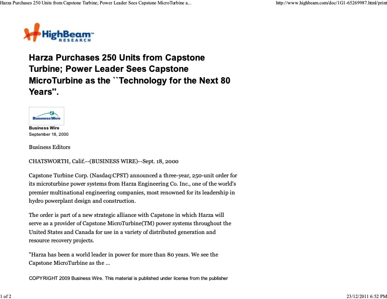 harza-purchases-250-units-from-capstone-turbine;-power-leade-001