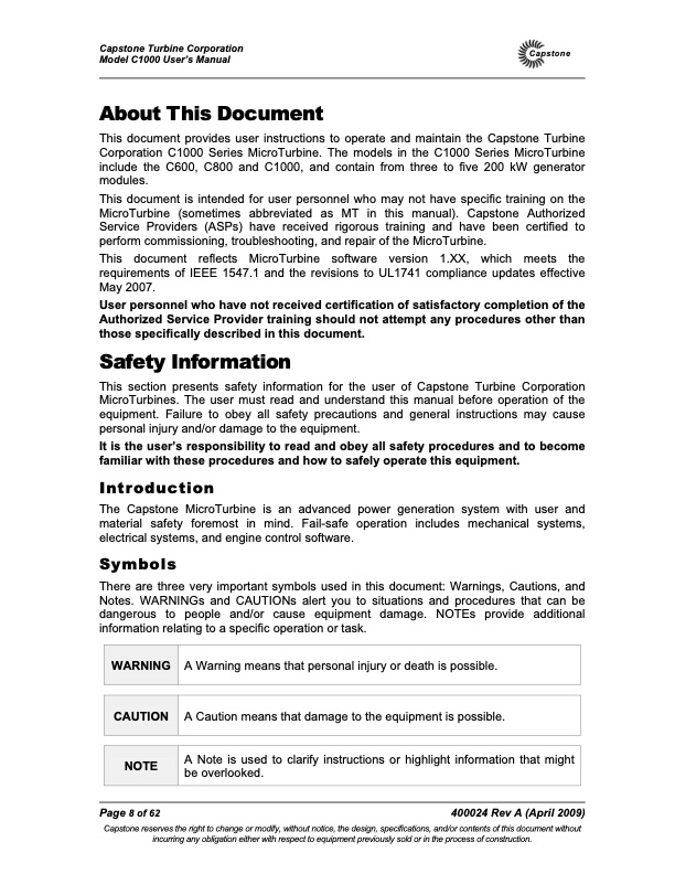 capstone-microturbine-c1000-series-users-manual-008
