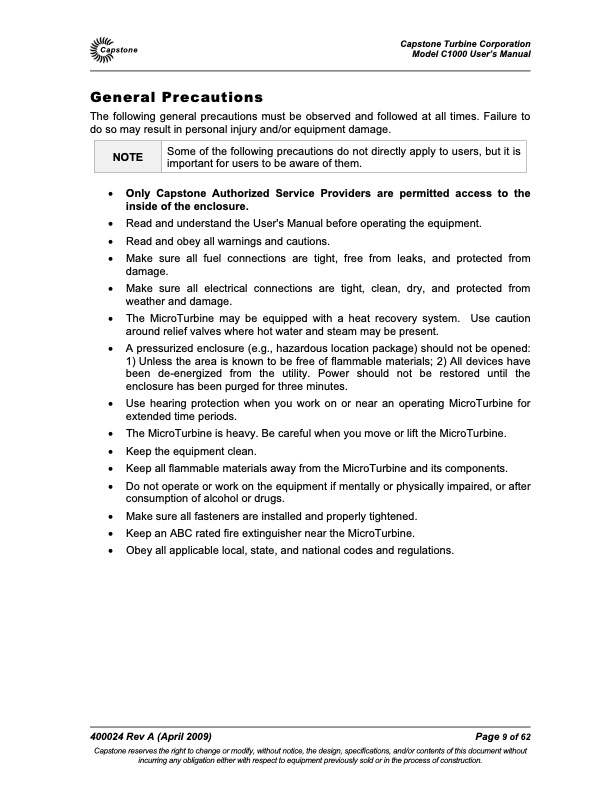 capstone-microturbine-c1000-series-users-manual-009