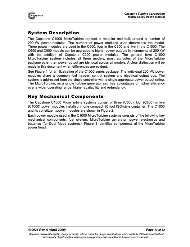 capstone-microturbine-c1000-series-users-manual-013