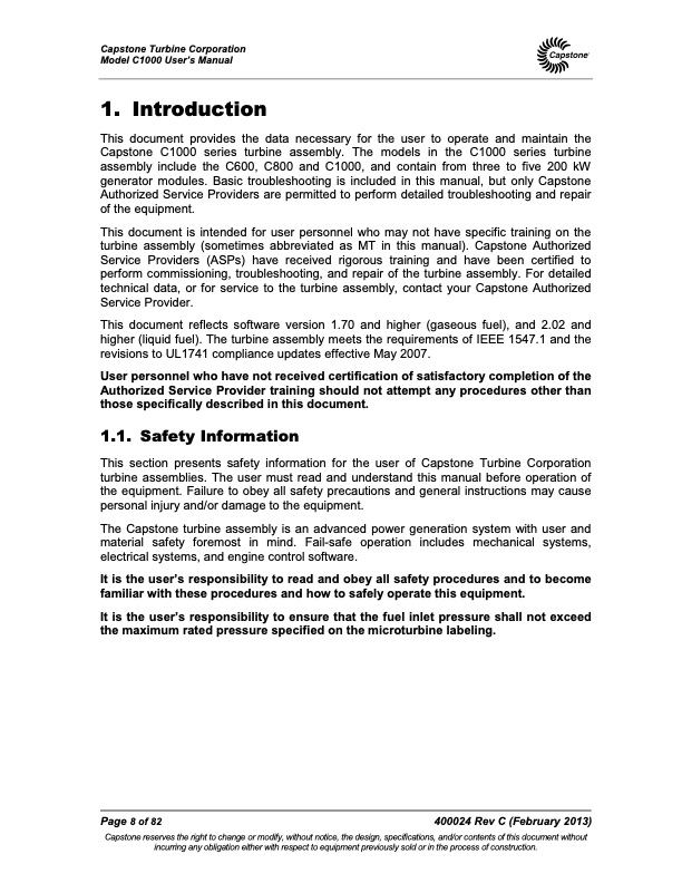 capstone-turbine-assembly-c1000-series-users-manual-008