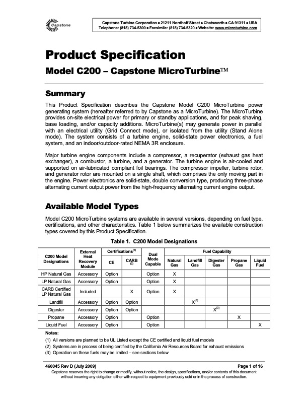 product-specification-model-c200-–-capstone-microturbine-001