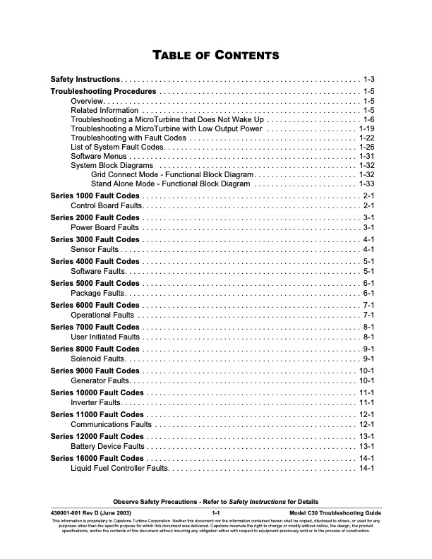 capstone-table-contents-all-series-fault-codes-001