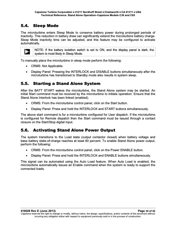 technical-reference-stand-alone-operation-–-capstone-model-c-034
