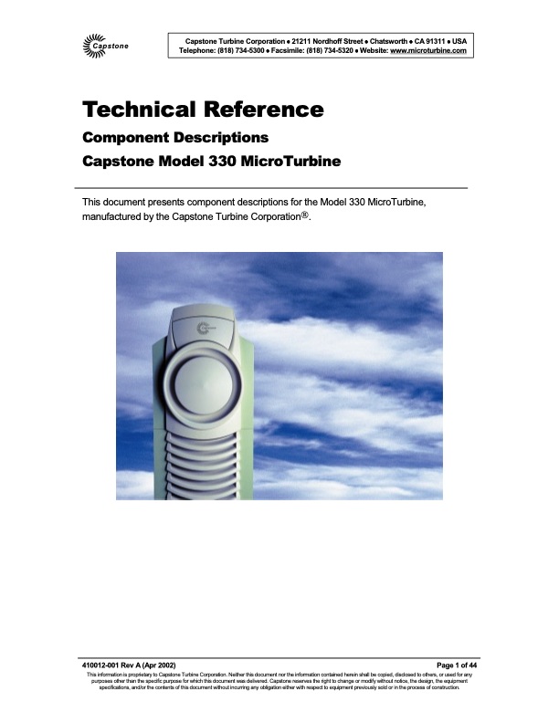 technical-reference-component-descriptions-capstone-model-33-001