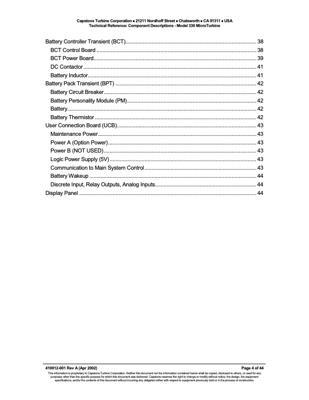 technical-reference-component-descriptions-capstone-model-33-004