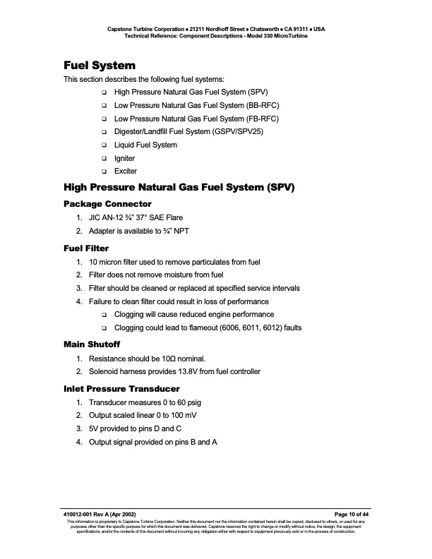 technical-reference-component-descriptions-capstone-model-33-010