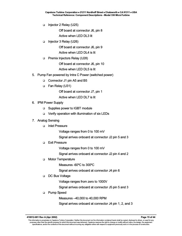 technical-reference-component-descriptions-capstone-model-33-015