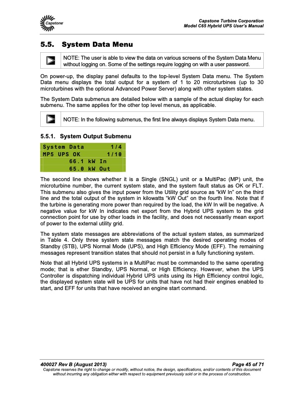 capstone-microturbine-model-c65-hybrid-ups-users-manual-045