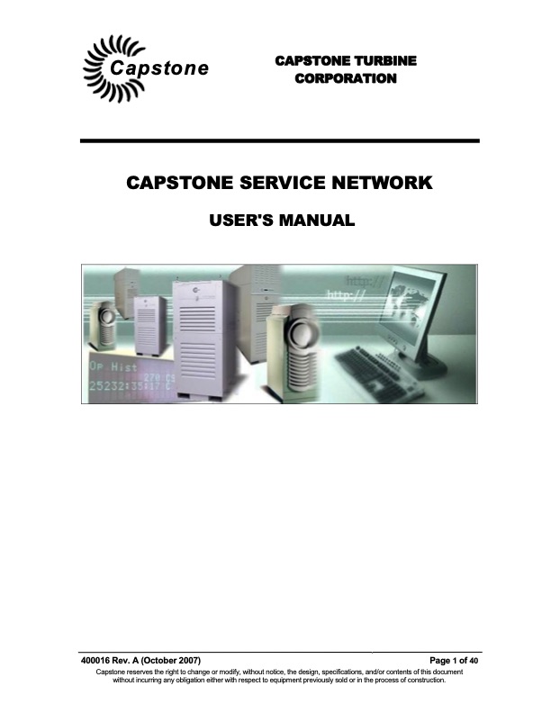 capstone-service-network-users-manual-001