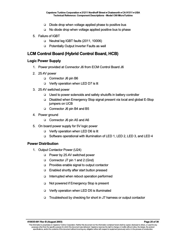 technical-reference-component-descriptions-capstone-model-c6-025