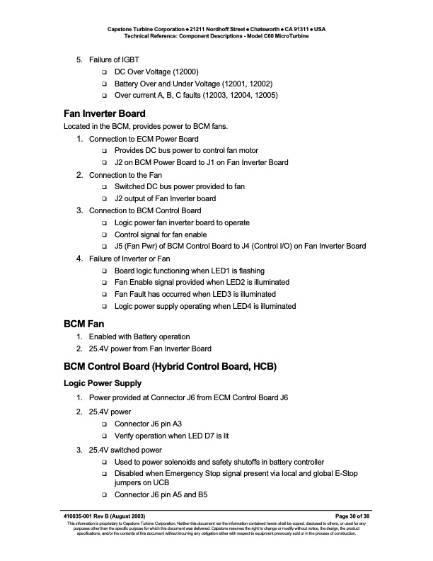 technical-reference-component-descriptions-capstone-model-c6-030