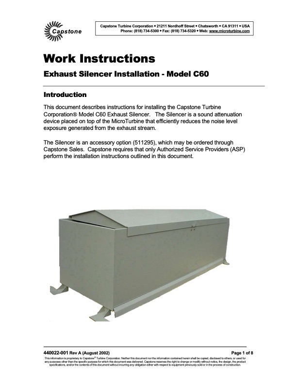 work-instructions-exhaust-silencer-installation-model-c60-001