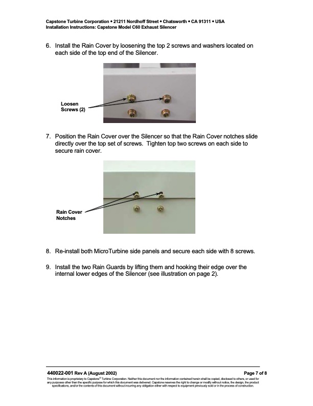 work-instructions-exhaust-silencer-installation-model-c60-007
