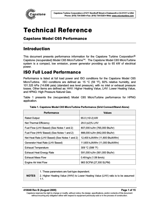 technical-reference-capstone-model-c65-performance-001