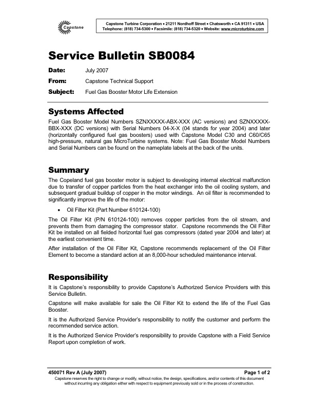  Supercritical Fluid Extraction SB0084_FGB_Motor_Life_Extension.pdf Page 001 