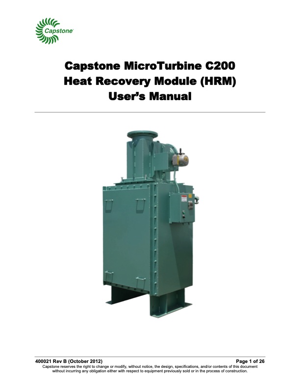 capstone-microturbine-c200-heat-recovery-module-hrm-users-ma-001