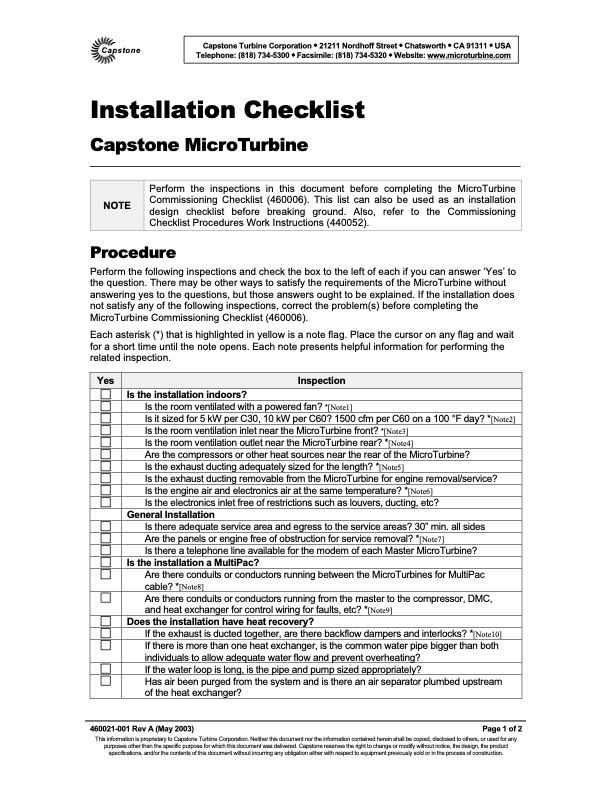 installation-checklist-capstone-microturbine-001