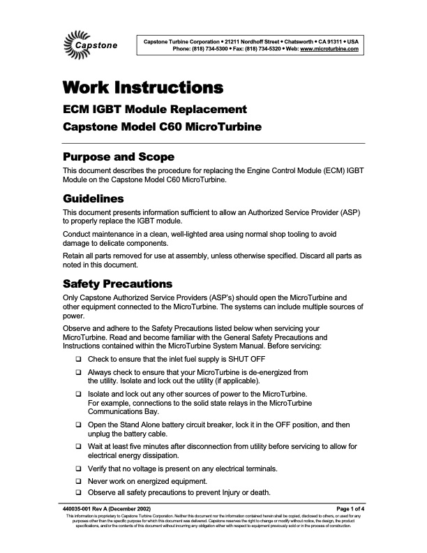 work-instructions-ecm-igbt-module-replacement-capstone-model-001