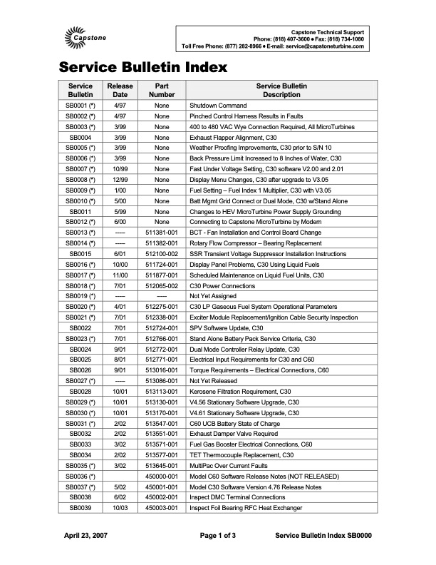 capstone-service-bulletin-index-001