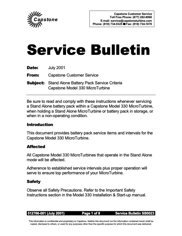 stand-alone-battery-pack-service-criteria-capstone-model-330-001