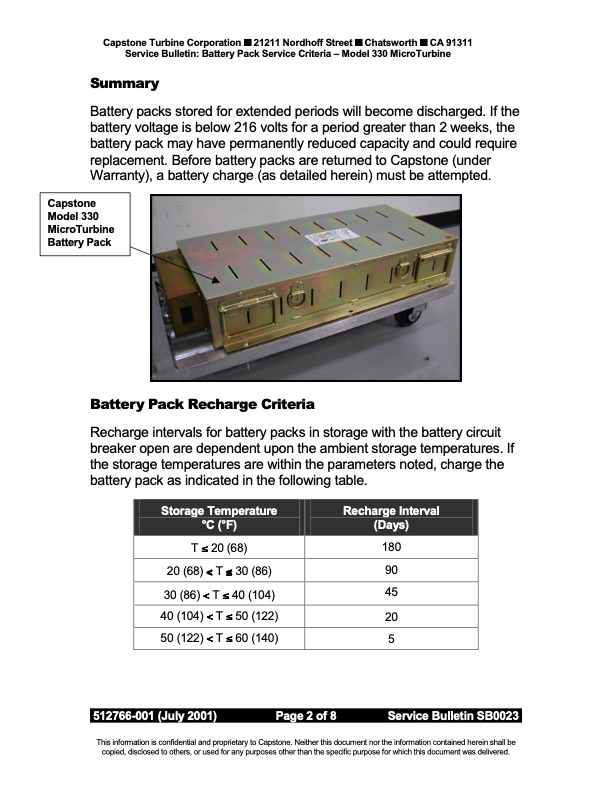 stand-alone-battery-pack-service-criteria-capstone-model-330-002