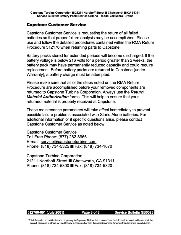 stand-alone-battery-pack-service-criteria-capstone-model-330-008