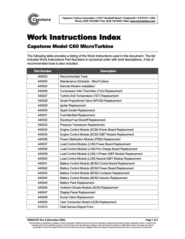 work-instructions-index-capstone-model-c60-microturbine-001